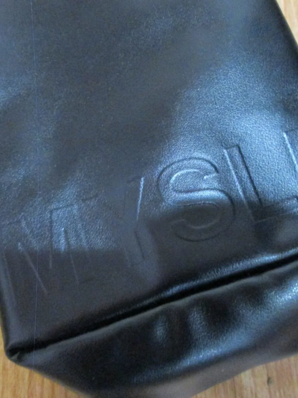 Yves Saint Laurent Parfums MYSLF line Black toiletry bag Sleek zipper bag